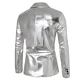 thumbnail image 2 of guisaled Men's Sequins Gold Blazer Suit Jacket Slim Fit Two Button Notched Lapel Sport Coats Wedding Prom Dinner Party Club Dressy Jackets, 2 of 4
