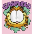 thumbnail image 2 of Girl's Garfield Slime Spatter Logo  Graphic T-Shirt, 2 of 4