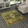 thumbnail image 3 of Masada Rugs Southwest , Area Rug (4 Feet X 5 Feet), Green, 3 of 6