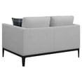thumbnail image 6 of Apperson Upholstered Track Arm Loveseat Light Grey, 6 of 11