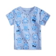 thumbnail image 1 of Camiseta básica First Impressions Monster para niños azul 9 meses, 1 of 1