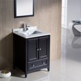 thumbnail image 7 of Fresca Fvn2024 Oxford 24" Free Standing Single Basin Vanity Set - Brown, 7 of 7