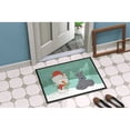 thumbnail image 2 of Carolines Treasures CK2077JMAT Lakeland Terrier Snowman Christmas Door Mat Indoor Rug or Outdoor Welcome Mat 24x36, 2 of 4