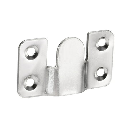 

Flush Mount Bracket 53x30mm Zinc Plated Wall Mount Clip Hook for Picture Frame Hanger 10 Pcs