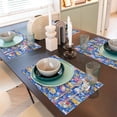 thumbnail image 5 of Placemats Set Of 4 / 6, Colorful Flower Suv Car Placemats For Dining Table Indoor/Outdoors Heat Resistant Washable Placemats 18" X 12", 5 of 5