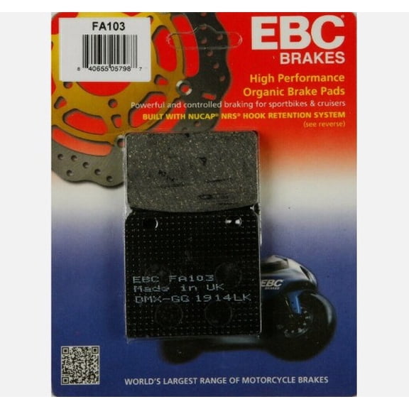EBC Brakes Organic Brake Pad FA103