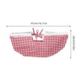 thumbnail image 6 of TABLZONE Washable Fitted Basket Liner Fabric Insert, Reusable for Wire, Wicker, Picnic, Storage Baskets, 6 of 7
