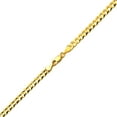 thumbnail image 3 of LOVEBLING 10k Yellow Gold 4.5mm Plain Solid Curb Cuban Bracelet W/Lobster Lock (9"), 3 of 4