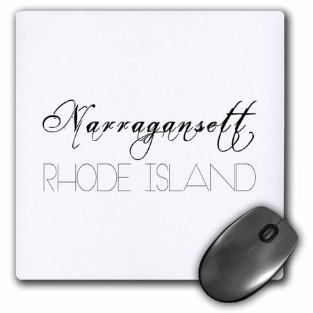 3dRose  American beaches. Decorative text Narragansett  Rhode Island  MousePad price history on PriceWatchPro