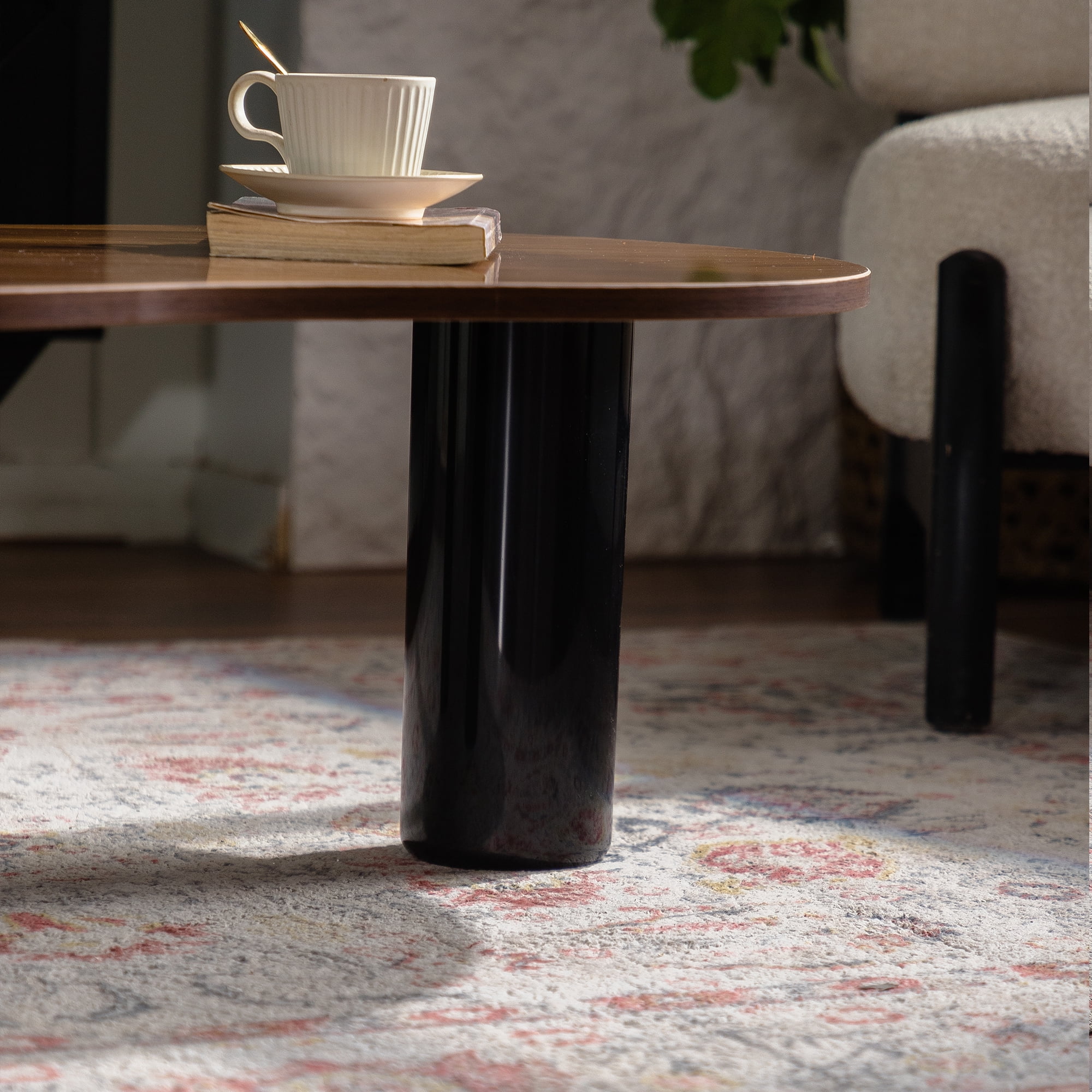 Leumius Cloud Coffee Table Modern Colour Combination Coffee Table Coffee Table for Living Room Apartment Easy Assembly