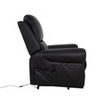 Tatiana Oversized Air Leather Power Lift Recliner Chair with Footrest. Reclining Chair with