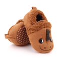 thumbnail image 6 of NOLDARES Toddler Boys Girls House Slippers Indoor Home Shoes Warm Slipper Socks for Kids Baby Soft Winter Warm Walking Shoes(Brown,12), 6 of 6