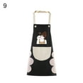 thumbnail image 2 of SPRING PARK Water Proof Baking Apron for Women Men with 1 Front Pockets and Adjustable Neck & Long Ties for Everyday Basic Home Kitchen Artist Crafting Restaurant, 2 of 7