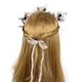 thumbnail image 4 of Women's 3D Butterfly Hair Clip Headband, Adjustable Elegant Party Hair Accessory, Glamorous Headpiece for Evening Events, Prom, and Special Occasions-White, 4 of 7