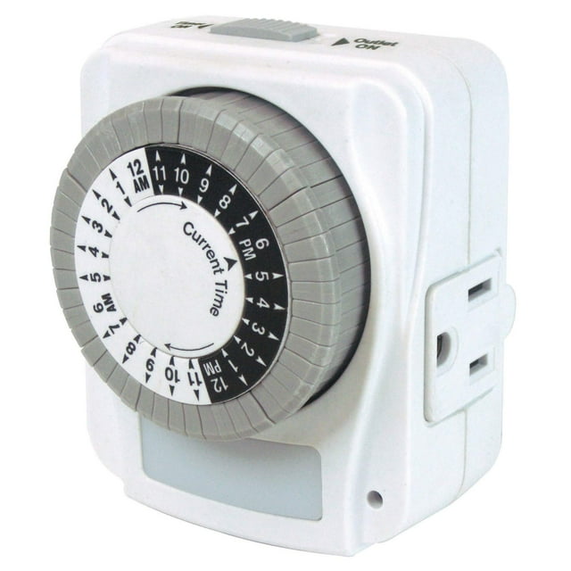 Luz nocturna Timer Prime Wire & Cable TNINL2412, 1 salida, 24 horas