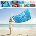 thumbnail image 5 of BGZLEU Microfiber Beach Towels, Large Beach Towel Lightweight Thin Quick Dry Beach Towels (28" x 55") Extra Large Absorbent Beach Towels for Adults Travel Swim Pool Camping, 5 of 6