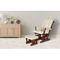thumbnail image 4 of AFG Baby Furniture Sleigh Glider and Ottoman Espresso with Beige Cushions, 4 of 8
