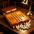 thumbnail image 7 of BESTSKY 2026 New Marble Solitaire Board Games,Wood Brown for Home,Travel,Family,Party,Leisure,Gift, 7 of 7