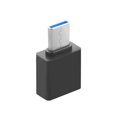 thumbnail image 4 of Inteprter 10 Uds. Adaptador de Cable USB 3,0 tipo C OTG tipo C convertidor de USB-C OTG para ratón teclado USB disco Flash Teléfono y Comunicación Negro PC 1, 4 of 8