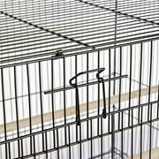 Yaheetech 30.5 inch Rectangle Breeding Flight Parakeet Bird Cage with Slide-Out Tray for Finches Budgies Cockatiels, Black