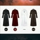 thumbnail image 2 of Disfraz de sacerdote de Halloween con collar cruzado Unisex Hombres Mujeres Sólido Largo Padre Vicar Tomshoo  Negro/L, 2 of 7