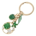 thumbnail image 5 of Ofertas Únicas 1 Pc Encantadores Accesorios de Bolso con Concha de Caracol Llaveros Verdes, 5 of 5