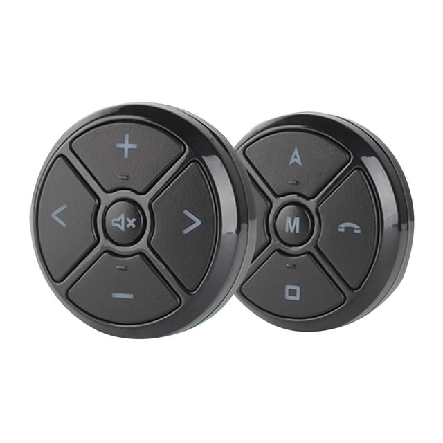 Adaptador de Audio, Control Remoto de Audio con Botón Multimedia para Automóvil, Interruptor de Controlador de Adaptador de Audio Y Músic Plástico de 10 llaves SOLEDAD botones de control