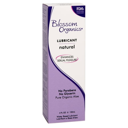 Blossom Organics Natural Lubricant - 4 fl oz (Best Natural Lubricant For Women)