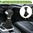 thumbnail image 2 of Perilla de cambio de marchas Unique Bargains con cubierta automática? Perilla de cambio de palanca para VW Tiguan 2009-2010 de plástico con cuero sintético, 2 of 6
