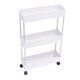 thumbnail image 4 of Estante De Piso Estante De Almacenamiento De Múltiples Capas Soporte De Carrito Estante De Almacenamiento Móvil Organizador Con Ruedas Para Cocina Dormitorio Baño Moyic HA027801-02, 4 of 6