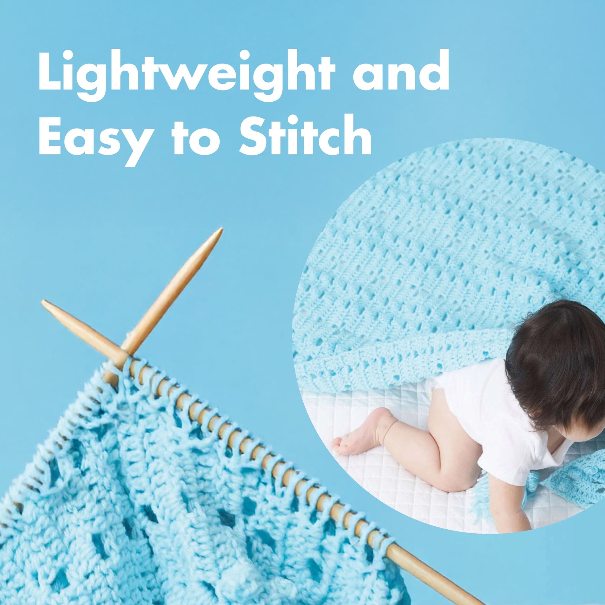 Bernat® Fil Baby Sport™, Acrylique #3 DK, 12,3oz/350g, 1256 Yards