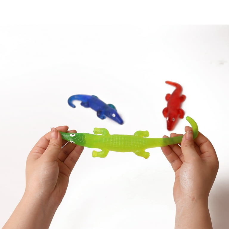 3 Sticky Stretchy Crocodiles Way to Celebrate Party Favors TPR Material 3 Pieces Walmart