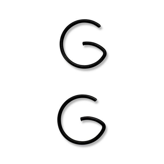 Piston Wrist Pin Clip - 10mm (Pair) / Pocket Bike, ATV, Dirt Bike, 47cc/49cc