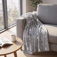 thumbnail image 2 of Dtchengua Glow in The Dark Star Space Blanket for Kids, Grey Cute Galaxy Throw for Boys Girls, Soft Flannel Toddler Blanket, Bedroom Room Decor, Birthday Gifts, 2 of 6