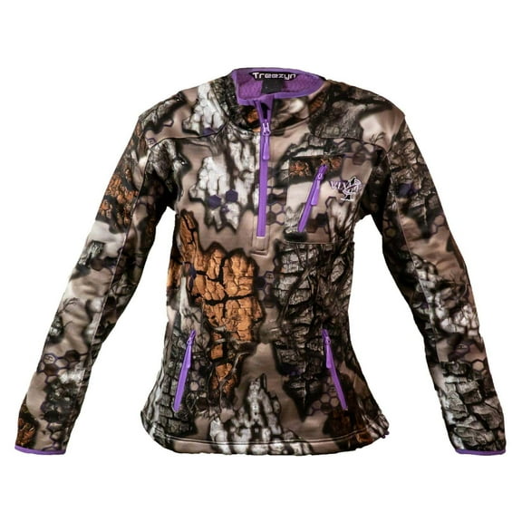 Treezyn LS Vixzyn 1/4 Zip Pullover - Women's, Late Seezyn Purple, Large