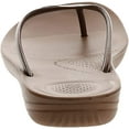 thumbnail image 3 of Fit Flop Women's Iqushion Ergonomic Flip Bronze Sandal - 5M, 3 of 13