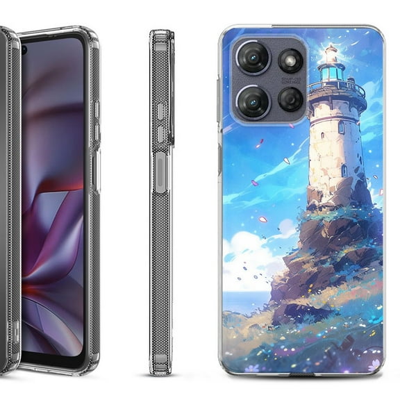 Shockproof Protective Phone Case for Motorola Moto G Play 2026, by OneToughShield - Beacon Sky