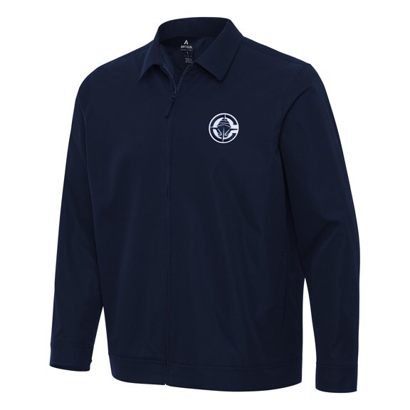 Men's Antigua  Navy LA Clippers Pivot Full-Zip Jacket