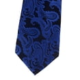 thumbnail image 3 of Conjunto de Corbata de jacquard Sunnimix para hombre Azul real, 3 of 8