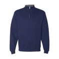 thumbnail image 2 of Fruit of the Loom Mens Sofspun Quarter-Zip Sweatshirt, 2 of 3