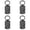 Black 4PCS, variant on TO MY MAN Stainless Steel Key Chain For Him Husband Gifts From Wife Birthday Gifts For Boyfriend Groom Fiance Engagement 2PCS