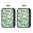 thumbnail image 6 of Uorisanigo Green Hummingbird Floral Seat Belt Sets Covers Fluffy Universal Cover Seat Belt Cushion Flannel Soft Seat belt Shoulder Pad Harness Pad with All Cars and Backpack(2 PCS), 6 of 7