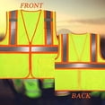thumbnail image 4 of Chaleco de Seguridad Reflectante SULWZM con Cremallera y Bolsillos Amarillo Talla L, 4 of 5