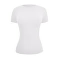 thumbnail image 4 of Women Workout Shirts Nylon Spandex Compression for Yoga Gym and Outdoor Sports, 4 of 4