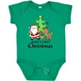 thumbnail image 3 of Inktastic Baby's 1st Christmas with Santa Reindeer and Tree Boys or Girls Baby Bodysuit, 3 of 5