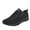 Black, variant on Sneakers for Men Breathable La𝖼e Up Sneakers with Hollow Out Knit Mesh Upper Fashion Lightweight Running Shoes Comfortable Cushion Trainers Shoes for Summer and Autumn