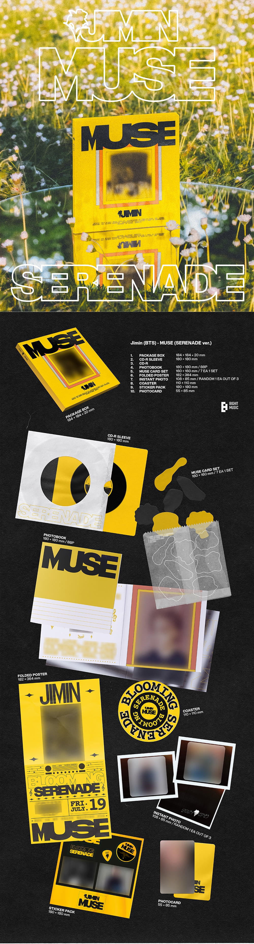 Jimin (BTS) - MUSE (SERENADE Ver.) (Walmart Exclusive Jimin (BTS) - MUSE (SERENADE Ver.) (Walmart Exclusive