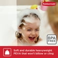 thumbnail image 3 of Rubbermaid Frosty Heavyweight Waterproof PEVA Shower Curtain Liner, BPA-Free, 70 x 72 inches, 3 of 11