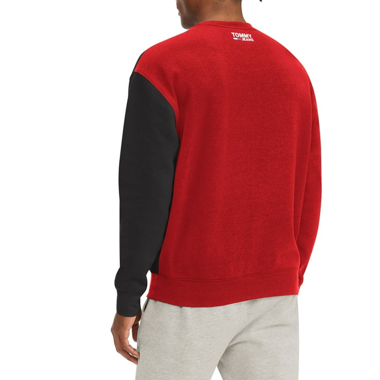 Red tommy jeans sweatshirt on sale