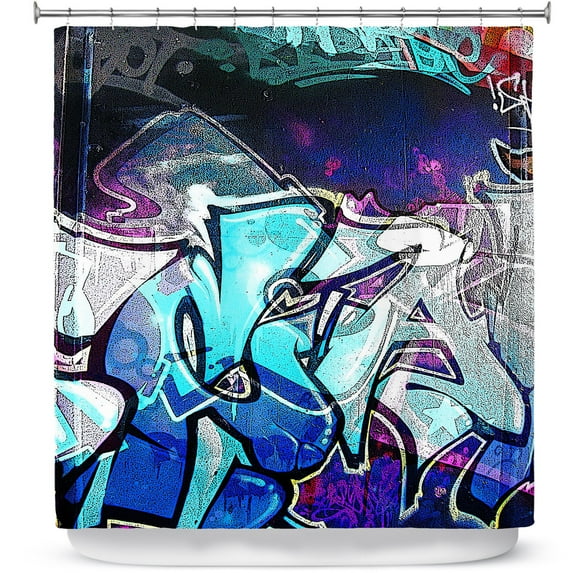 Shower Curtains 70" x 84" from DiaNoche Designs by Martin Taylor - Graffiti 11